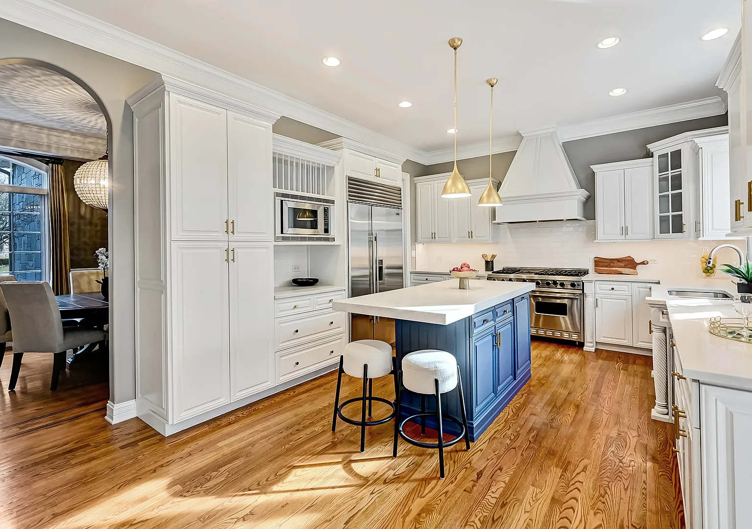 Kitchen interior detail